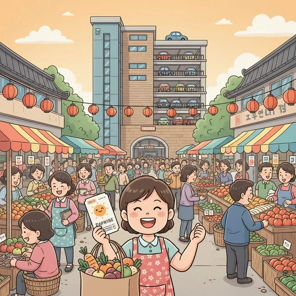 금촌시장 주차장 이미지