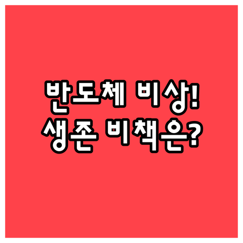 반도체 공급망 안정 핵심 과제와 중소 협력사 위기 극복 방안